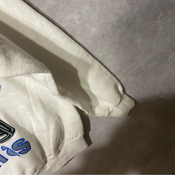 VINTAGE NFL DALLAS COWBOYS SWEATSHIRT SIZE LARGE MADE IN USA White Cotton Poly - Picture 9 of 13